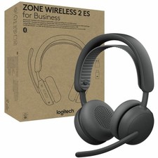 Logitech Zone ES Wireless Headset w/ Hybrid ANC USB-C/USB-A Graphite 981-001492 picture