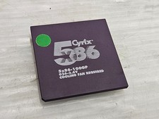 Cyrix 5x86, 5x86-100GP, 100MHz, Socket 3, 3.6V, Rare Vintage CPU, Working picture