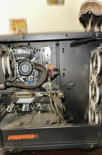 CyberPowerPC Gaming Tower Desktop Black Liquid Cooling Gigabyte GeForce GPU picture