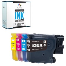 CMYi Compatible Black Color Ink Cartridges Lot fits Brother LC506XL MFC-J4355DW picture