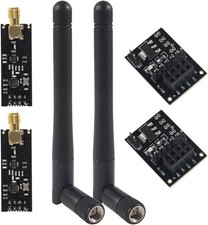2Pcs NRF24L01+PA+LNA RF Wireless Transceiver Module with SMA Antenna 2.4G...  picture