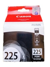Canon Genuine PGI-225 NEW SEALED- Black Ink Cartridge PGI-225PGBK 4530B001AA picture