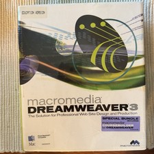 Vintage macromedia DREAMWEAVER3 Mac EDUCATION VERSION picture
