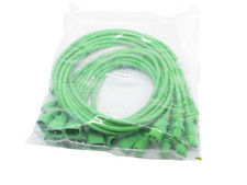 10x New Generic C14/C13 4FT Green 3-Prong Power Cables Lot of 10 picture