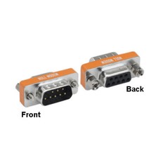 Kentek Mini Null Modem DB9 Male/Female Adapter Connect Changer Serial Port RS232 picture