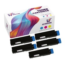 OKI Data Compatible Toner Cartridge for 44574701 B411D B411DN B431D Black 5PK picture