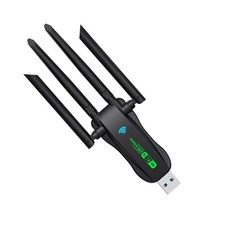 For Laptop USB WiFi 6 Adapter Bluetooth 5.4 Dongle Dual Band with Antenna New picture