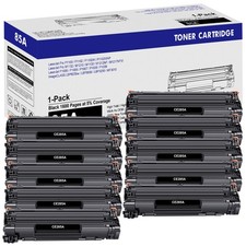 10x 85A Toner Cartridge for HP CE285A LaserJet Pro P1102 P1102w M1212nf M1217nfw picture