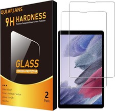 Qularlans 2 Pack of Anti-Scratch 9H Tempered Glass Screen Protectors for Galaxy picture