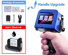New  12.7mm Portable Printers Handheld Inkjet Printer Text QR Barcode Cloth Logo picture