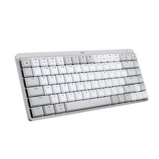 Pale Grey MX Mechanical Mini Keyboard for Mac Bluetooth Low Profile Keys picture