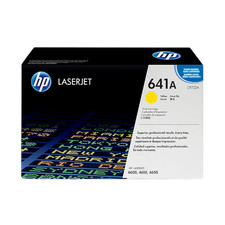 New Open Box HP 641A Yellow Standard Yield Toner Cartridge, C9722A picture
