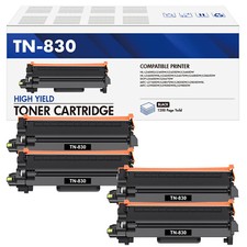1-4PK TN830 Toner Compatible With Brother HL-L2400D MFC-L2820DW DCP-L2647DW picture