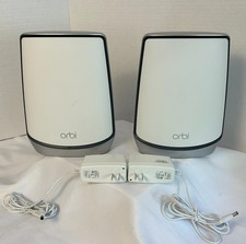 NETGEAR ORBI AX5700 TRI-BAND WIFI 6 MESH SYSTEM RBK842 RBR840 ROUTER + SATELLITE picture