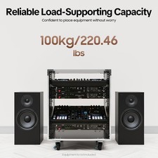 12U Rolling Network Server Data Cabinet Rack Equipment Rack Cabinet - 21