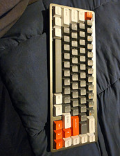 NuPhy HALO65 Mechanical Wireless Keyboard Gray/Black/White/Orange Backlit QWERTY picture