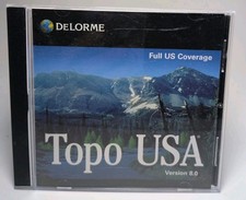 Topo USA Version 8.0 Delorme DVD ROM WIN/MAC B705 picture