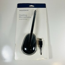 USB Microphone Insignia NS-PAUM50  for Computer Video Calls Gaming HOME OFFICE picture