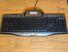 Logitech G510 Wired Gaming Keyboard LCD Display Programmable G-Keys USB Tested picture