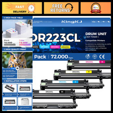 4-Pack Imaging Drum Unit Replacement Compatible for Brother DR-223CL HL-L3270CDW picture