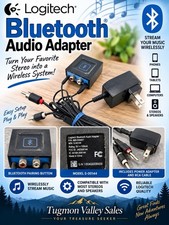 Logitech Bluetooth Audio Adapter S-00144 Wireless Receiver RCA Tested Working picture