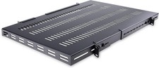 1U 4-Post Adjustable Vented Rack Shelf, 330lb, 19in (ADJSHELFHDV) picture