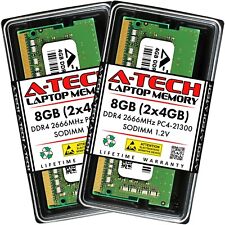 A-Tech 8GB 2x 4GB DDR4 2666 PC4-21300 Laptop 260-Pin SODIMM Memory RAM Kit 4G 8G picture
