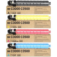 IM C3000 C3500 Toner Cartridge 4-Pack Replacement for Ricoh IM C3000 C3500 picture