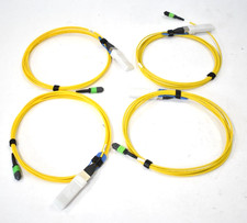 Lot of 4 Plus Corning Fiber Optic Cables 8 Core 10' G652D AQP3AN04EDMA1125 picture