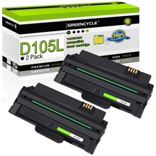 Greencycle D105L MLT-D105L High Yield Black 105L Toner Cartridge, 2 Pack picture
