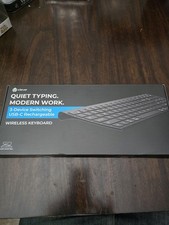 iClever BK10 SE Wireless Bluetooth Keyboard 3-Device USB-C Rechargeable Open Box picture