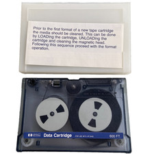 Data Storage Cartridge Hewlett Packard HP 9142 600 ft Made USA Lot 1 Vintage  picture