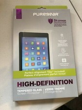 PureGear HD Tempered Glass w/ Alignment Tray Apple iPad 5th/6thGen/Pro 9.7