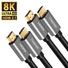 2 Pack 1.5 Ft HDMI Male to Male Cable 2.1, 8K 60Hz, 48Gbps Gold Connectors Black picture