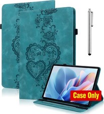 TUOLISG Green PU Leather Multi-Angle Flip Case for Samsung Galaxy Tab A9/A11 8.7 picture