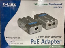 D-Link DWL-P200 Express EtherNetwork Power over Ethernet PoE Adapter New Sealed picture