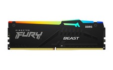 Kingston FURY Beast RGB 32GB 6000MT/s DDR5 CL36 Desktop (Single), Black picture