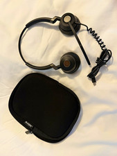 Jabra Engage 50 HSS-5000 USB-C Wired Headset Mic Case Tested Working CLEAN picture