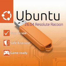 Ubuntu 26.04.1 LTS 'Resolute Raccoon' | Bootable/Live USB | LATEST LTS VERSION picture