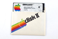 Vtg 1980 Apple II Diskware DOS Tool Kit 5 1/4 Floppy Disk picture