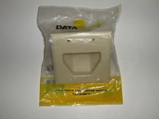 DataComm 45-0002-IV 2-Gang Recessed Low Voltage Cable Plate - Ivory - New picture