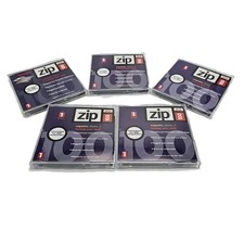 Iomega Zip Disk PC100 Lot of 5 100MB Storage Capacity IBM Compatibles picture