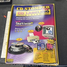 CD Stomper Pro CD Labeling System Click'N Design 3D Software CD PC & Mac picture