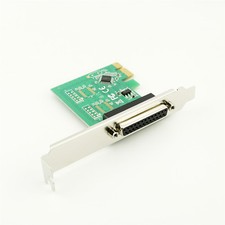Parallel Port DB25 LPT Printer to PCI-E Express Card Converter Adapter Win7 10 picture