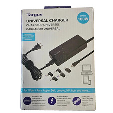 Targus 100W Universal Charger for Most USB-C Laptops - Black picture