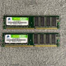 Corsair ValueSelect 2GB (2x1GB) DDR400 PC3200 DDR1 Desktop RAM VS1GB400C3 picture