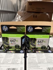 2 Pack Of hp 667xl tri-color picture