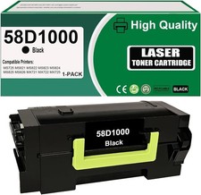 Compatible w/ Lexmark 58D1000 Black Toner Cartridge for MS821 MX721 MX826 Black picture