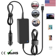 12V~24V DC Car Charger USB C 90W 65 Watt For MacBook Pro Lenovo ASUS HP Laptop picture