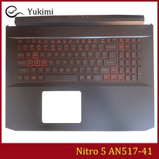 FOR ACER Nitro 5 AN517-41 C Shell Cover Upper Palmrest Backlit Keyboard Touch picture